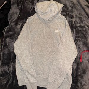 Nike unisex Heather Gray Hoodie